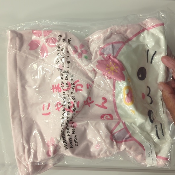 Magical Nyan Nyan Sakura Mochi Snack Bag Plushie YumeTwins Original - Picture 2 of 6